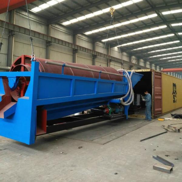 Stable Gold Washing Plant Mobile Tromel Screen Equipment with Circular Bark Design