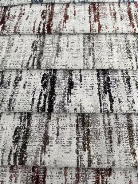 Luxury Jacquard Curtain Fabric European Living Room Chenille Curtain Fabric