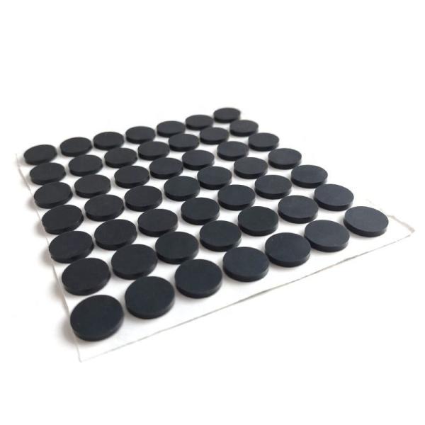 Round Rubber Foot Pads Are Resistant To Chemicals For Increased Durability