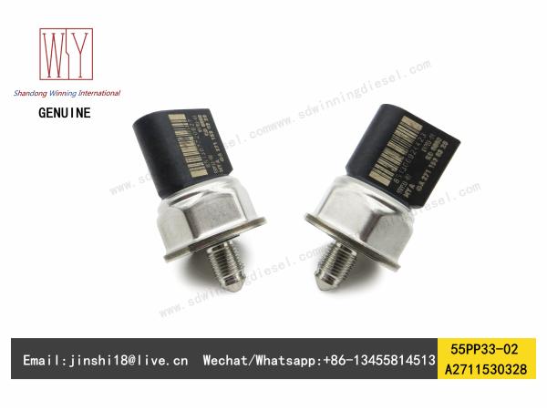GENUINE AND BRAND NEW DIESEL FUEL RAIL PRESSURE SENSOR 55PP33-02, A2711530328