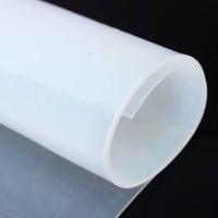 Folha de borracha de silicone translúcida resistente ao rasgão e adequada para várias aplicações