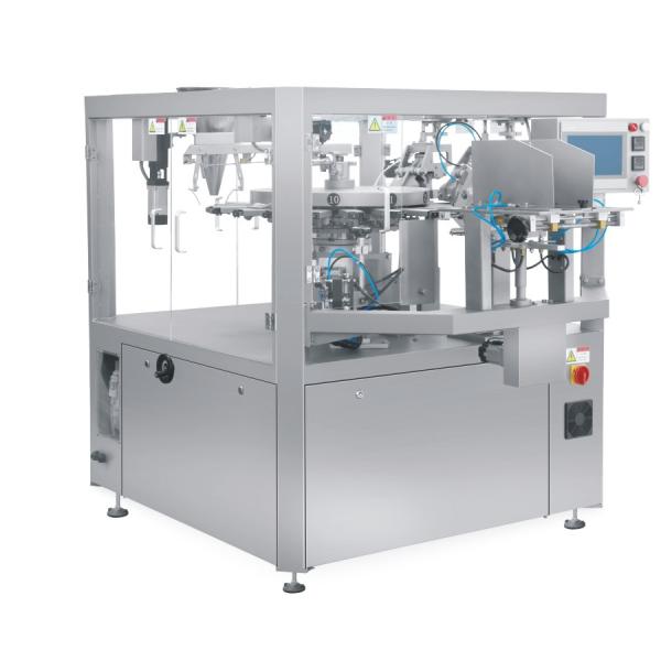 High Speed 70 Bags/Min Stainless Steel Doypack Packaging Machine with Degassing Valve Option for Stand Up Pouches