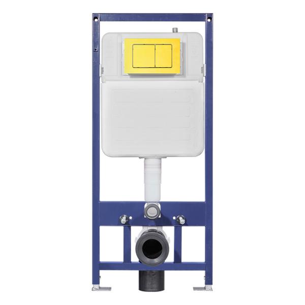 ISO9000 Certified Full Frame Concealed Cistern 3-9Liter Easy To Install