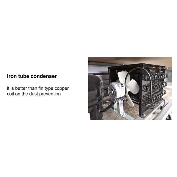 White Series Double Door Air Cooled Frost-Free Refrigeration Facilities Display Cabinet