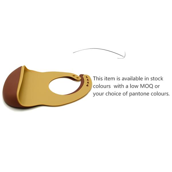 Waterproof Drool  Baby Bib Catcher FDA Medical Grade Silicone