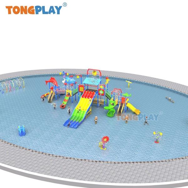 New Hot Selling Kids Water Game Toys Plastic Water Slide Water Park Outdoor Playground Equipment