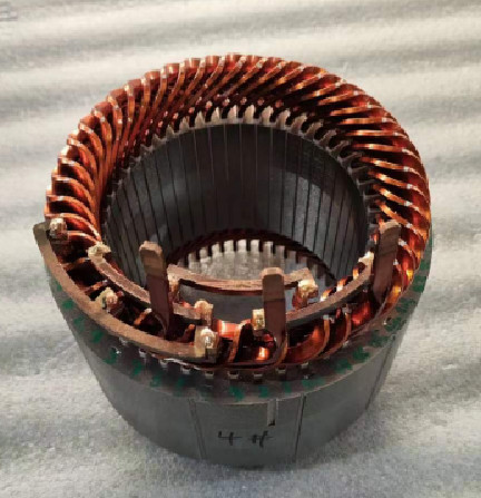 Servo Controlled Field Flat Wire BLDC Stator Welding Machine For Three Wheeler Stator