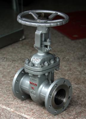 ANSI 150lbs Flanged Class 600 Wcb Body A216 Steel Gate Valve for Water Industry Needs