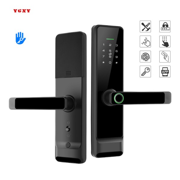 YAGU Ttlock App-controlled Smart Password Biometric Fingerprint Door Lock Fingerprint Password Door Lock Wholesale Factory