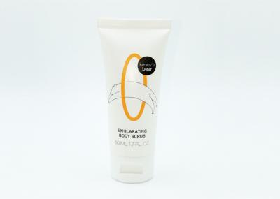 Body Scrub Cream Plastic Cosmetic Tubes 1.7OZ Cylindrical Shape 50ML 30MM Diameter