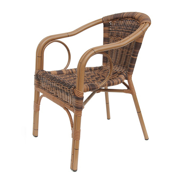 Polyrattan Garden Wicker Chairs Outside Rattan Furniture Leisure Armchairs