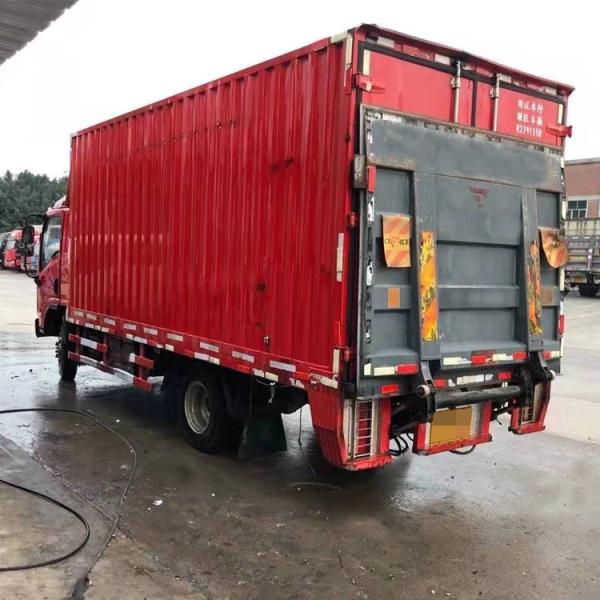 Mano usada de FAW Van Cargo Truck 140HP los 5.2M Big Capacity 4x2 segundo 2018 años