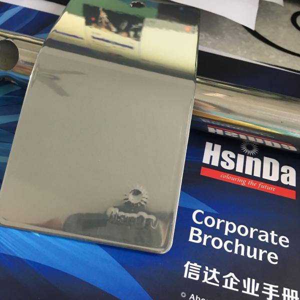 Порошок Kроме серебра финиша зеркала покрывая лоснистый уровень 487% для стеклянной бутылки