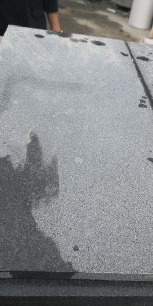 Acid Resistant G654 Granite Stone Slabs , Dark Grey Granite Paving Slabs
