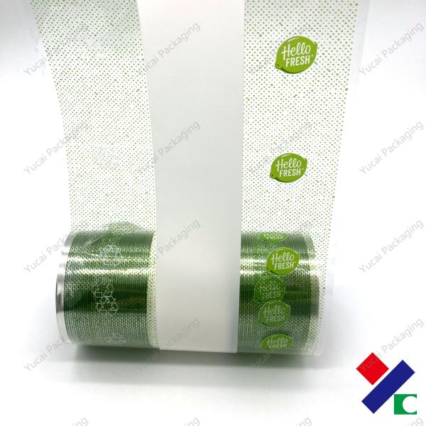 Plastic Wrapping Food Packaging Film Roll Metallised Printed 200 Micron