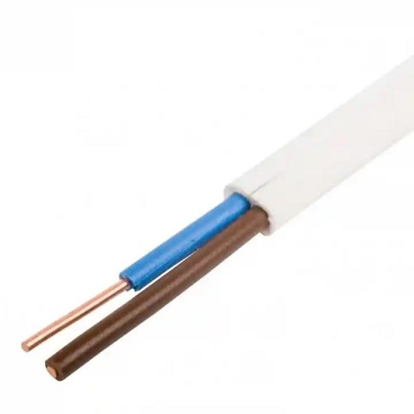 450/750V Alumínio PVC núcleo enfiado de fio elétrico duplo plano na norma JB/T 8734.2