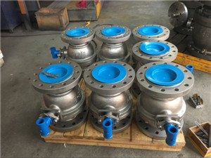 Stainless Steel Flange RF Trunnion mounted Ball Valve 6