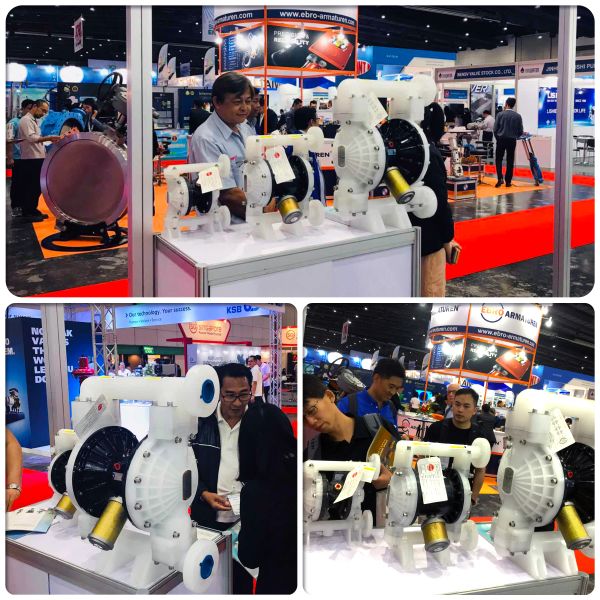 Small Aluminum Air Operated Diaphragm Pump with 57L/M Flow Rate for Water Treatment