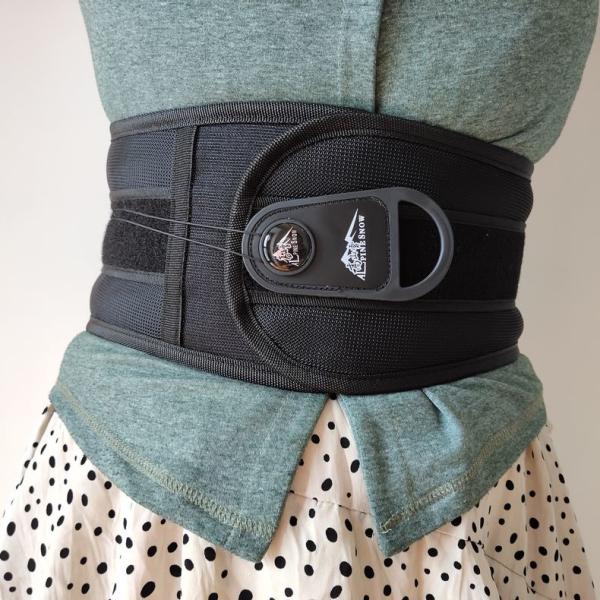Pull Cable Lumbar Support Belt | Tourmaline Self Heating Waist Brace For Back Pain Relief