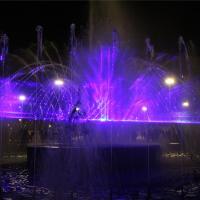 Controle do programa Dança de água Fonte de água ao ar livre