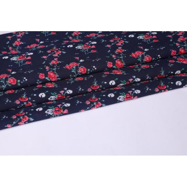 Aop напечатанный тканью 75Dx48S полиэстера 90gsm шифоновой