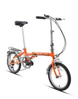 Vélo pliable en acier personnalisé de 20 pouces à 7 vitesses pour adultes
