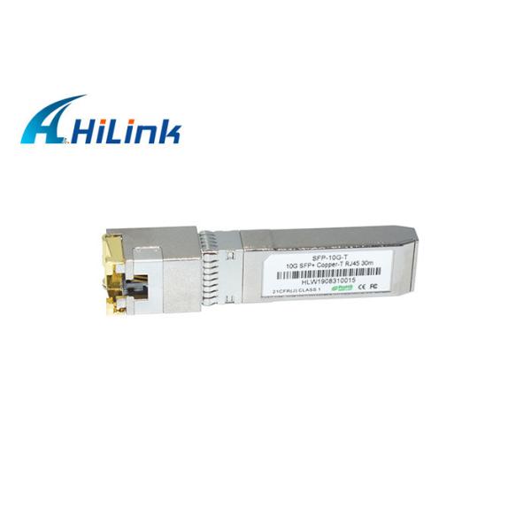 Hot Pluggable 30m  RJ45 10G Copper SFP+ Transceiver Module