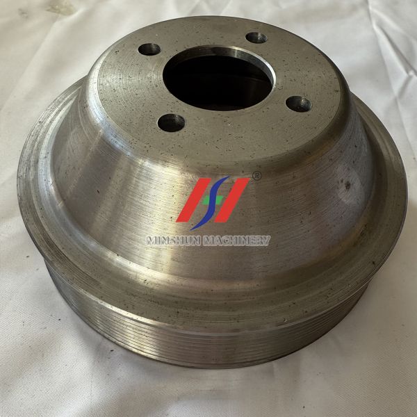 284-1026 C4.4 Engine Fan Pulley, Suitable For CAT E312D2GC Excavators, 8 Grooves