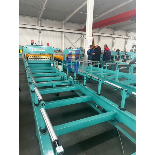 40M/Min C21 Roofing Sheet Manufacturing Machine 0.3-0.8mm Material Thickness PLC Control System