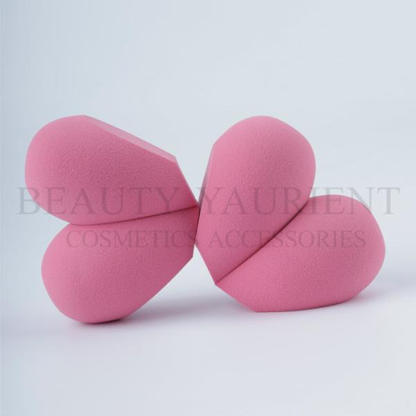 Big Flocking Pink Egg Blender Makeup Puff Sponge 25g Environmental Friendly