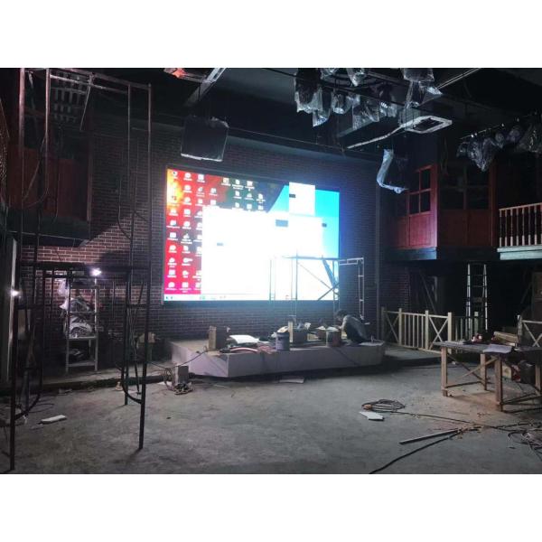 1920Hz Indoor LED Video Screen 4mm Pixel Pitches 1152 * 768 Screen Resolution Shenzhen Factory