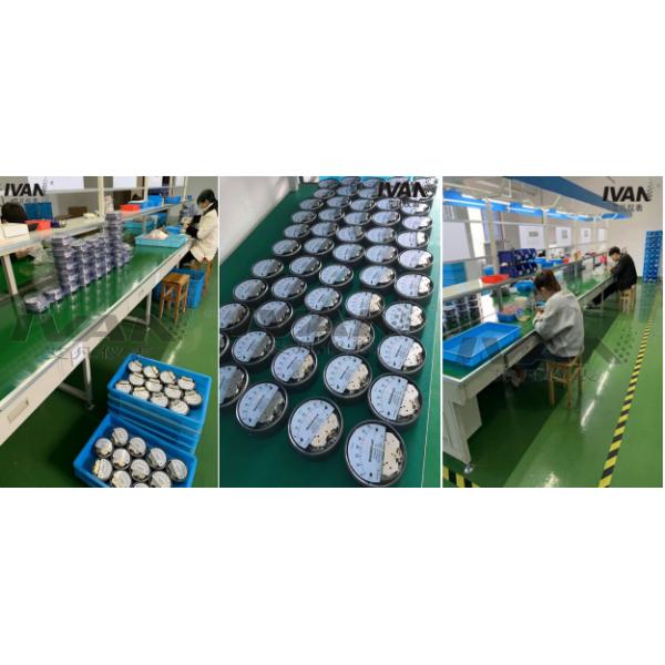 Monitoring Differential 63mm Manometer Gauge for Micro Air Differential Pressure Meter