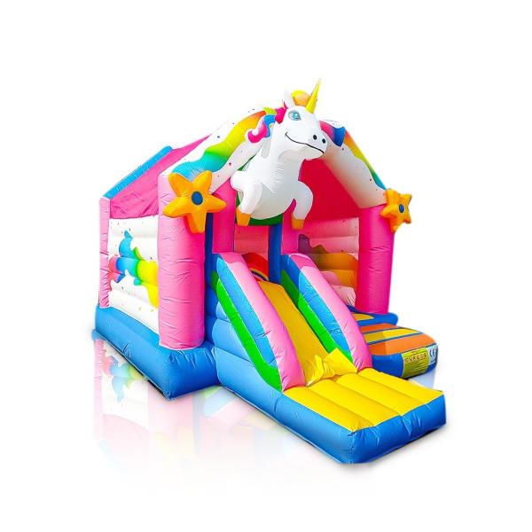 Custom Logo Printed Inflatable Dinosaur Bouncy Castle 13x13 Bounce House for Products