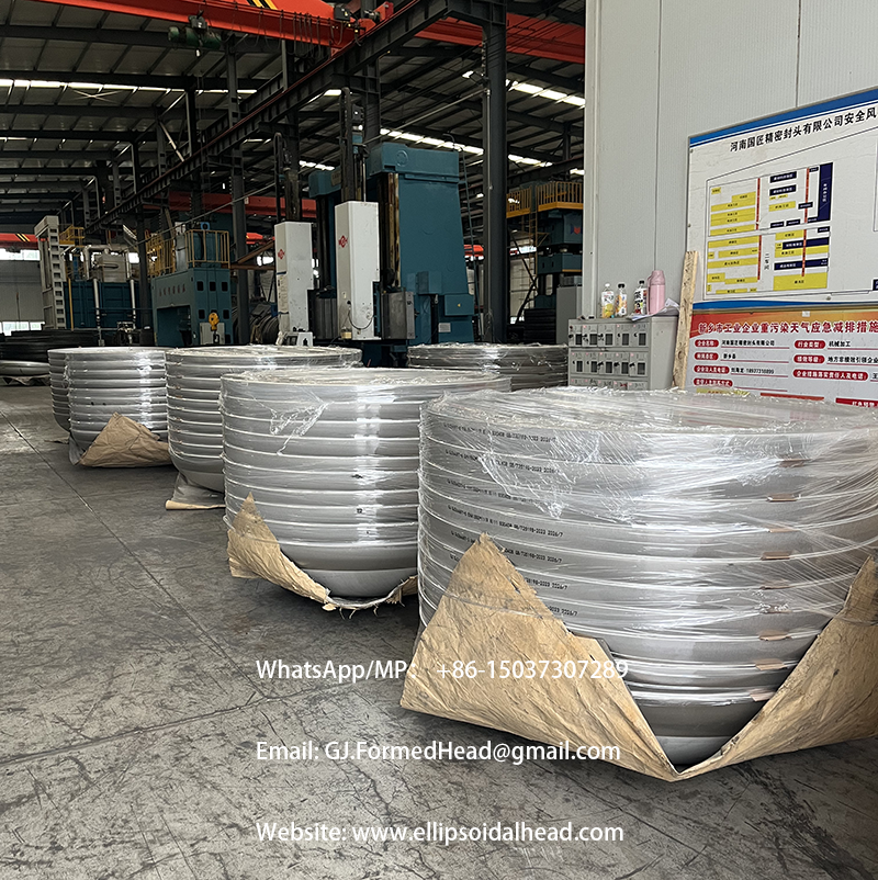 Custom ASME Certified Dished Head Manufacturer in China Offering EN 10204 3.1