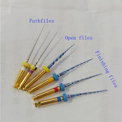 Trajeto Endo Rotary Files de Niti