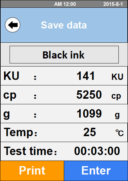 Вискометер Кребс Стромер оборудования для испытаний экрана касания цвета 5 дюймов слипчивый