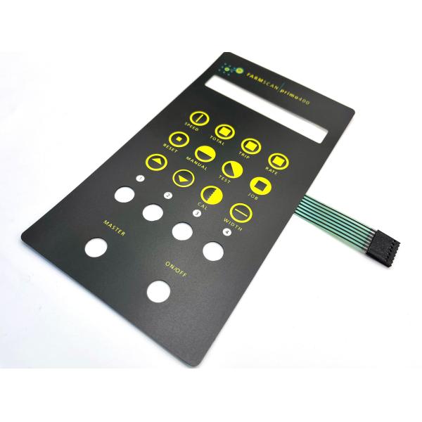 繊維用ポリエステル膜スイッチコネクタ