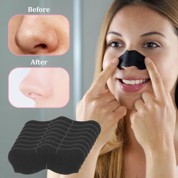 Blackhead Remover Strips Sticker Peel Off Pore Strips Sheet All Skin Types 3.9x9cm