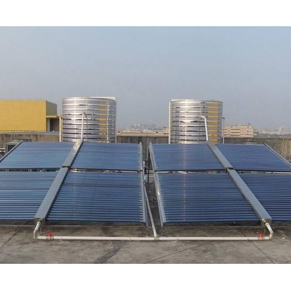 Ground Mounted Vacuum Tube Solar Collector Anti Corrosive Outer Tank