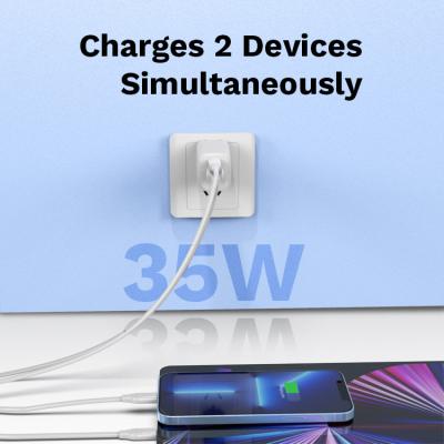 Lightweight USB AC PD Port Charger Adapter Fireproof ABS