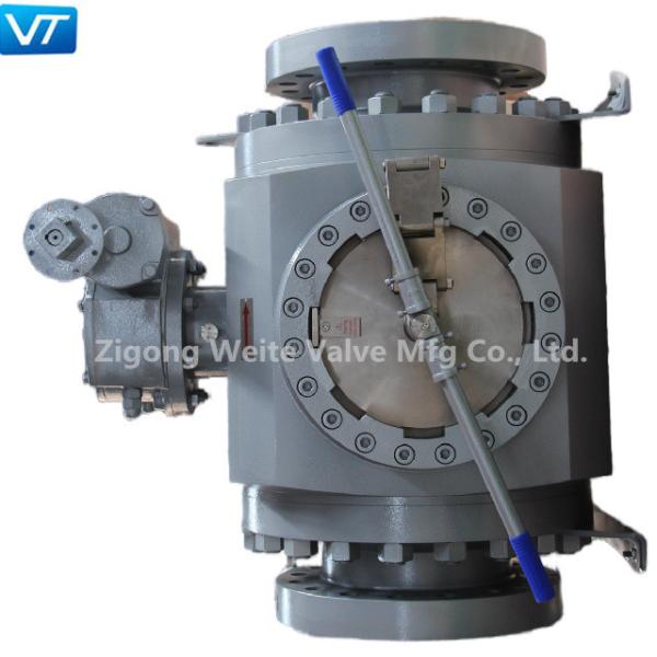 10'' 600LB Pigging Ball Valve Forged Steel Body Material A105 ENP