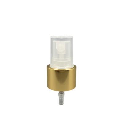 Gold Fine Mist Pump Sprayer 20/410 Aluminum Closure 0.12ML 0.16ML