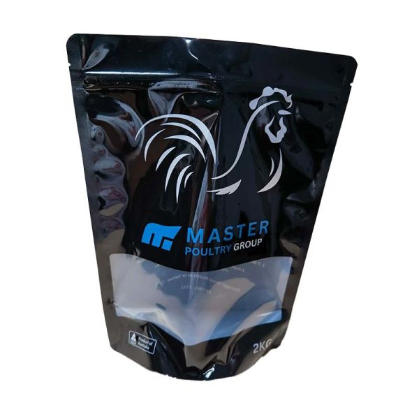 Moisture Proof Custom Printed Pouch Leakproof Stand Up Zipper Bag High Barrier With Clear Window