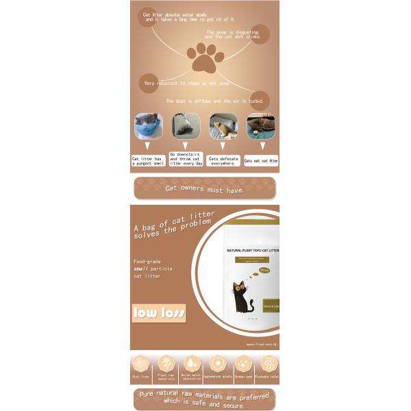 Item Type Eco-Friendly Tofu Cat Litter Box 100% Flushable ODM Designs Original Sand