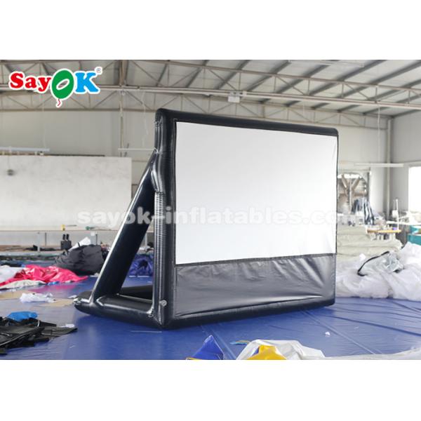 Ткани проекции киноэкрана 2.63×3.4m Airblown киноэкран раздувной на открытом воздухе на открытом воздухе раздувной для центров науки