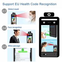 dispositif de 0.5M AI Face Recognition Temperature écran tactile de 8 IPS de pouce