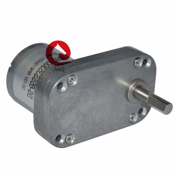 Motor del cepillo del esfuerzo de torsión de la caja de cambios 12/24V del reductor de JQM-65SS 3530 65m m alto caja de cambios del ángulo de 90 grados para la parrilla de la BARBACOA