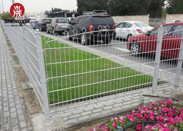 55x200mm Galvanized Double Wire Fence Powder Coating 868 656 Twin Wire Mesh