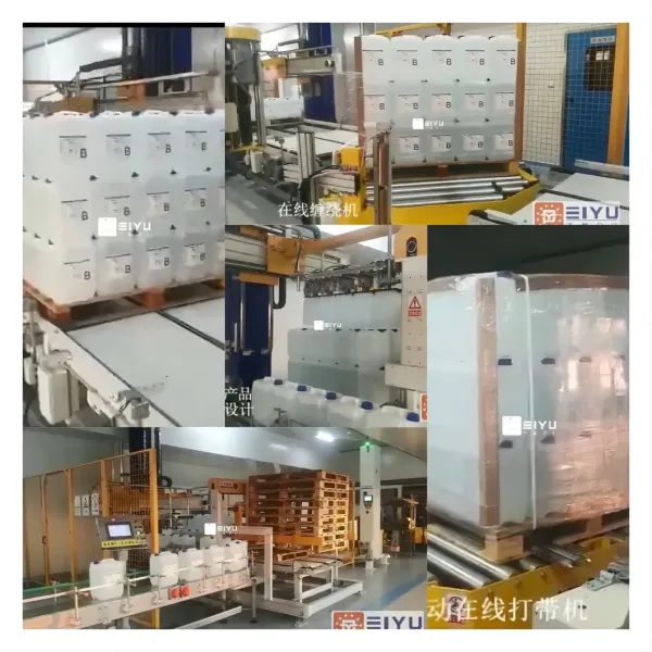 Fully Automatic Water Bottling Packaging Machine with 200+ Bottles per Minute, Modular Design, and Robotic Palletizing
