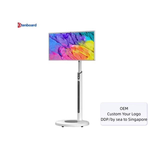 Custom OEM Portable Smart TV with 10-Point Capacitive Touch 360° Rotatable Stand and 9H Battery Life for Singapore Brands